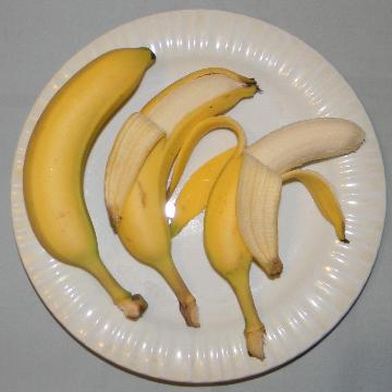 Peeled Bananas