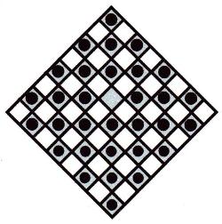 Checker Diagonal Solitaire
