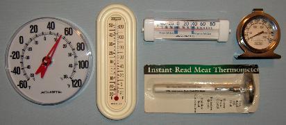 Five Thermometers