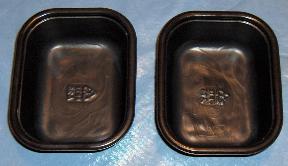 Greased Empty Food Trays to be Used as Soap Molds
