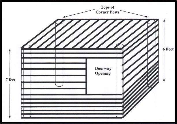 Sketch of a Temporary Shelter