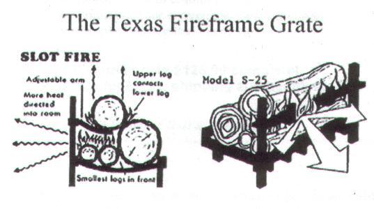 Texas Fireframe Grate