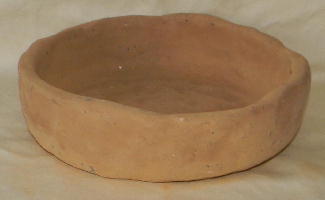 Sanded Clay Bowl