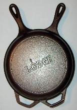 Two Skillets Nested One on the Other
