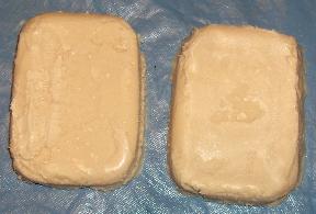 Two Bars of Soap From Soap Molds